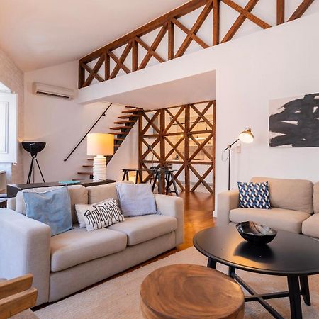 Charming 3Bdr Duplex In City Center By Lovelystay Lissabon Exterior foto