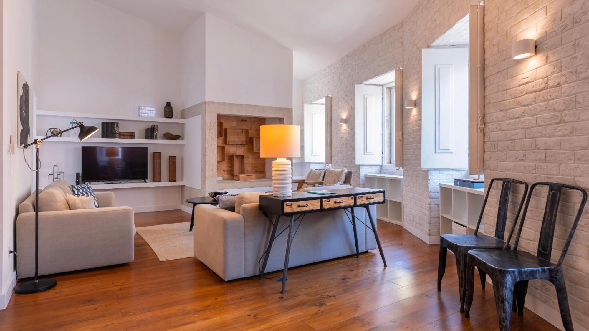 Charming 3Bdr Duplex In City Center By Lovelystay Lissabon Exterior foto